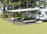 Tent Carpet Folding Manual Light Grey 700 x 400 cm Polyethylene 42000203