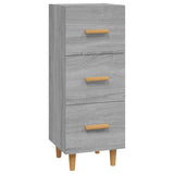 Sideboard Grey Sonoma 34.5x34x90 cm Engineered Wood 817409