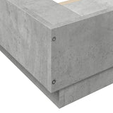 Bed Frame without Mattress Concrete Grey 180x200 cm Super King 3281171
