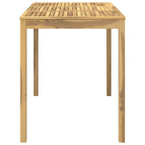 Garden Bar Table White 147 x 88.5 x 105 cm Solid Acacia Wood 901724