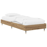 Bed Frame Artisian Oak 80 x 200 cm Engineered Wood 8009057