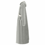 Blanket Hoodie Grey L Fleece and Flannel 42017196