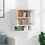 Wall Cabinet White 60x31x70 cm Engineered Wood 812879