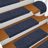 Stair Mats Self-adhesive 20 pcs 65x21x4 cm Anthracite Rectangular Edge 3365720