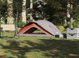 Camping Tent 1-Person Grey and Orange Waterproof 4009544