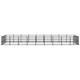 Outdoor Dog Kennel Steel 25.4 m 3124622