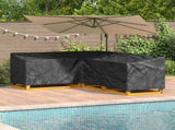 Furniture Cover Black 250 x 180 x 80 cm 600D Oxford Fbric 4105680