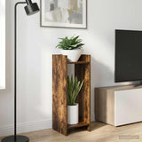 Plant Stand 2 pcs Smoked Oak 30 x 30 x 80 cm Engineered Wood 899587