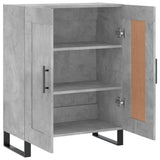 Sideboard Concrete Grey 69.5x34x90 cm Engineered Wood 830224