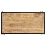 Coffee Table 90x45x35 cm Solid Rough Mango Wood 328265