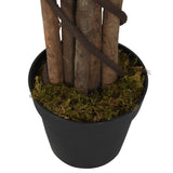 Artificial Fiddle Leaf Fig Tree 134 Leaves 120 cm Green 359012