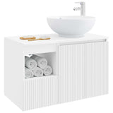 Bathroom Furniture Set 2 pcs White Engineered Wood 3404084
