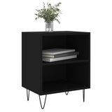 Bedside Cabinets 2 pcs Black 40x30x50 cm Engineered Wood 826783