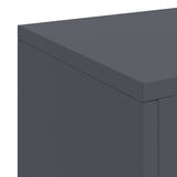 Plant Stand 3 pcs Anthracite Steel 865829