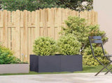 Planter Anthracite 80x40x40 cm Cold-rolled Steel 860670