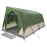 Tunnel Tent with Roof Green 10-Person Polyester and Steel 42028661