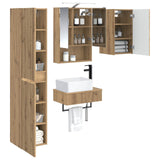 Bathroom Furniture Set 5 pcs Artisan Oak 3407278