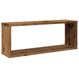 ZNTS Wall Cube Shelves 6 pcs Old Wood 60x15x23 cm Engineered Wood 856588