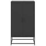 Highboard Black 68.5x38.5x123.5 cm Steel 846494