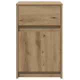 LED Bedside Cabinet Artisan oak 38 x 34 x 61 cm Engineered wood 874145