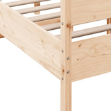 Bed Frame without Mattress 120x200 cm Solid Wood Pine 3216384