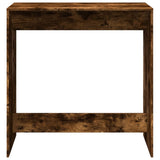 Bar Table Smoked Oak 102x50x103.5 cm Engineered Wood 854431