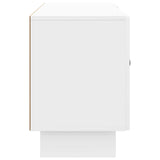 TV Cabinet 102 x 34.5 x 50 cm High Gloss White Engineered Wood 894009