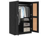 Wardrobe Black Oak 82.5 x 51.5 x 180 cm Engineered Wood 875163