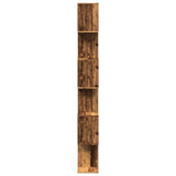 Room Divider Bookcase 6-Tier Old Wood 70x24x193 cm Engineered Wood 858091