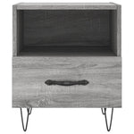 ZNTS Bedside Cabinets 2 pcs Grey Sonoma 40x35x47.5 cm Engineered Wood 827433