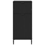 Bathroom Cabinet with Drawer with Door Black 39.5 x 36 x 88 cm 883395
