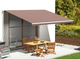Replacement Fabric for Awning Brown 4x3 m 311977