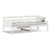 ZNTS Day Bed without Mattress White 80x200 cm Solid Wood Pine 842827