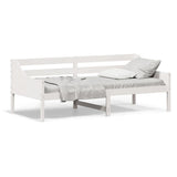 Day Bed without Mattress White 90x200 cm Solid Wood Pine 842831