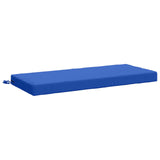 2-Piece Bench Cushions SOEST 2 pcs 100% Polyester Royal Blue 950157