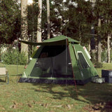 ZNTS Camping Tent Dome 5-Person Green Quick Release 4004146