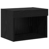 TV Wall Units with LED with LED 5 pcs Black Oak 80 x 30 x 40 cm 3402970