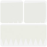 Lawn Edging 10 pcs 103 x 30 cm Steel White 8008408