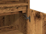 Bathroom Cabinet Old Wood 30x30x100 cm Engineered Wood 857211