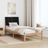 Bed Frame with Headboard Brown 80 x 200 cm Solid Pine Wood 878921