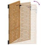 Garden Gate 100x125 cm Corten Steel Square Design 153252