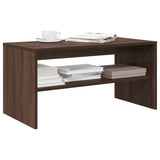 TV Cabinet Brown Oak 80x40x40 cm Engineered Wood 859115