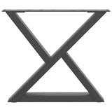 Coffee Table Legs 2 pcs Anthracite 60x cm Steel 4012710