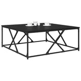 Coffee Table Black Oak 100 x 100 x 40 cm Engineered Wood 882771