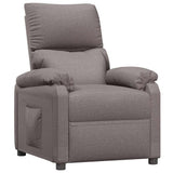 Recliner Chair Taupe Fabric 342458