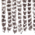 ZNTS Fly Curtain Taupe and White 90x200 cm Chenille 377404