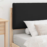 Bed Frame with Upholstered Headboard Black 90 x 200 cm 877586