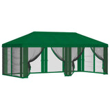 Gazebo Cover with Sidewalls Green 600.5 x 300.5 cm Polyester 900439