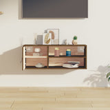 Wall Cabinet Honey Brown 80x30x30 cm Solid Wood Pine 818391