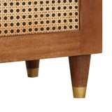 High board Brown 40 x 33.5 x 110 cm Solid Mango Wood 4018909